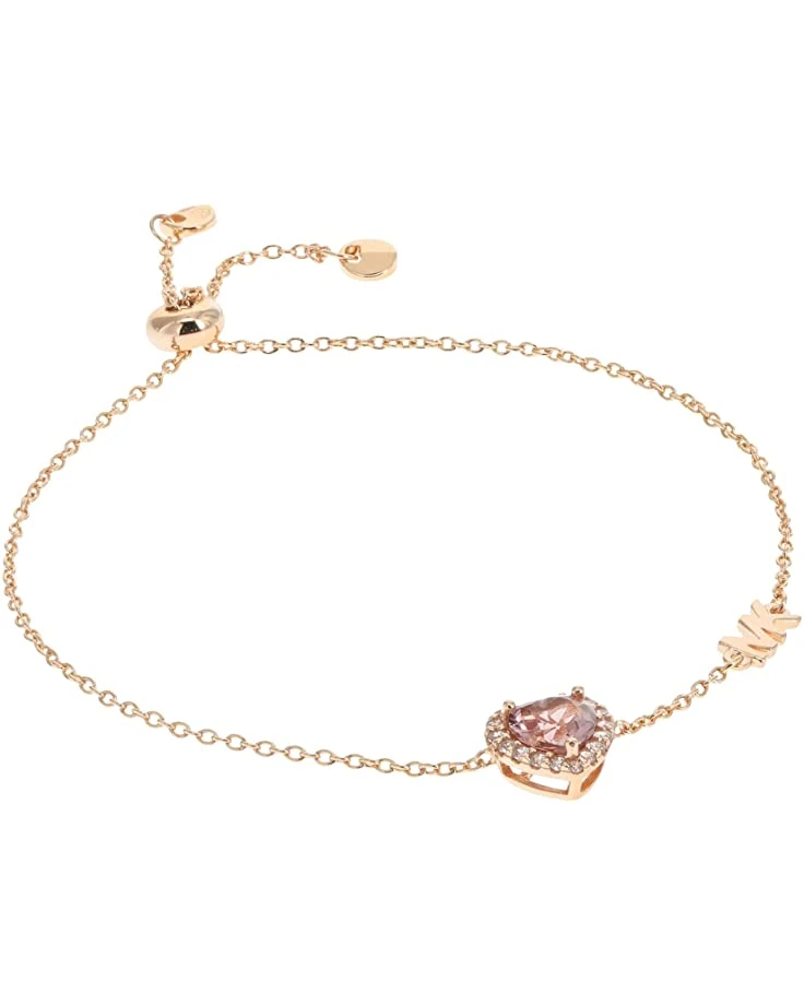 Michael Kors Sterling Silver Heart-Cut Slider Bracelet | Bracelets 1 Michael Kors Sterling Silver Heart-Cut Slider Bracelet | Bracelets