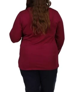 MICHAEL Michael Kors Plus Size V-Neck Fitted Sweatshirt | Shirts & Tops 5 MICHAEL Michael Kors Plus Size V-Neck Fitted Sweatshirt | Shirts & Tops -Outlet Michael Kors Store 610MsPZVrYL. AC SR736920