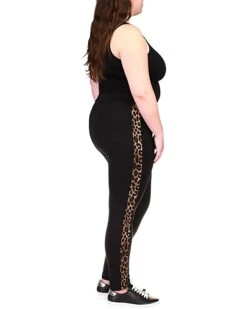 MICHAEL Michael Kors Plus Size Cheetah Stripe Leggings | Pants -Outlet Michael Kors Store 613E3hvzfS. AC SR736920
