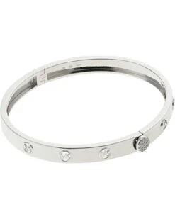 Michael Kors Sterling Silver MK Logo Bangle Bracelet | Bracelets 5 Michael Kors Sterling Silver MK Logo Bangle Bracelet | Bracelets -Outlet Michael Kors Store 614UoJu9dzL. AC SR736920