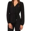 MICHAEL Michael Kors Solid Long Sleeve Wrap Top | Shirts & Tops