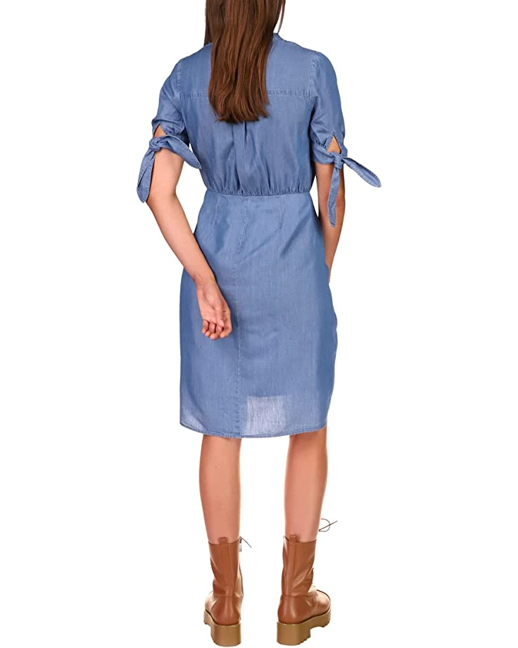 MICHAEL Michael Kors Chambray Tie Dress | Dresses 3 MICHAEL Michael Kors Chambray Tie Dress | Dresses - Image 3