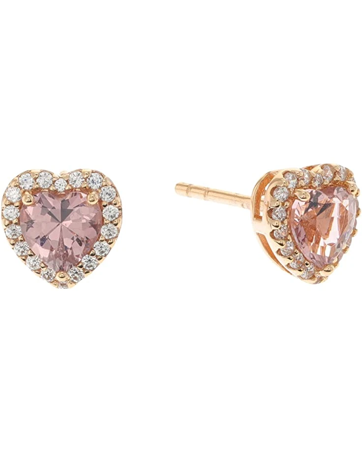 Michael Kors Sterling Silver Heart-Cut Stud Earrings 1 Michael Kors Sterling Silver Heart-Cut Stud Earrings