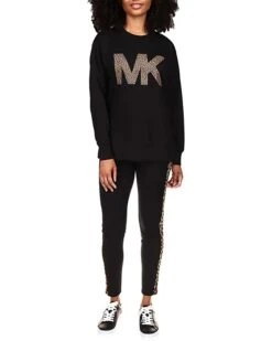 MICHAEL Michael Kors Logo Split Sweatshirt | Hoodies & Sweatshirts