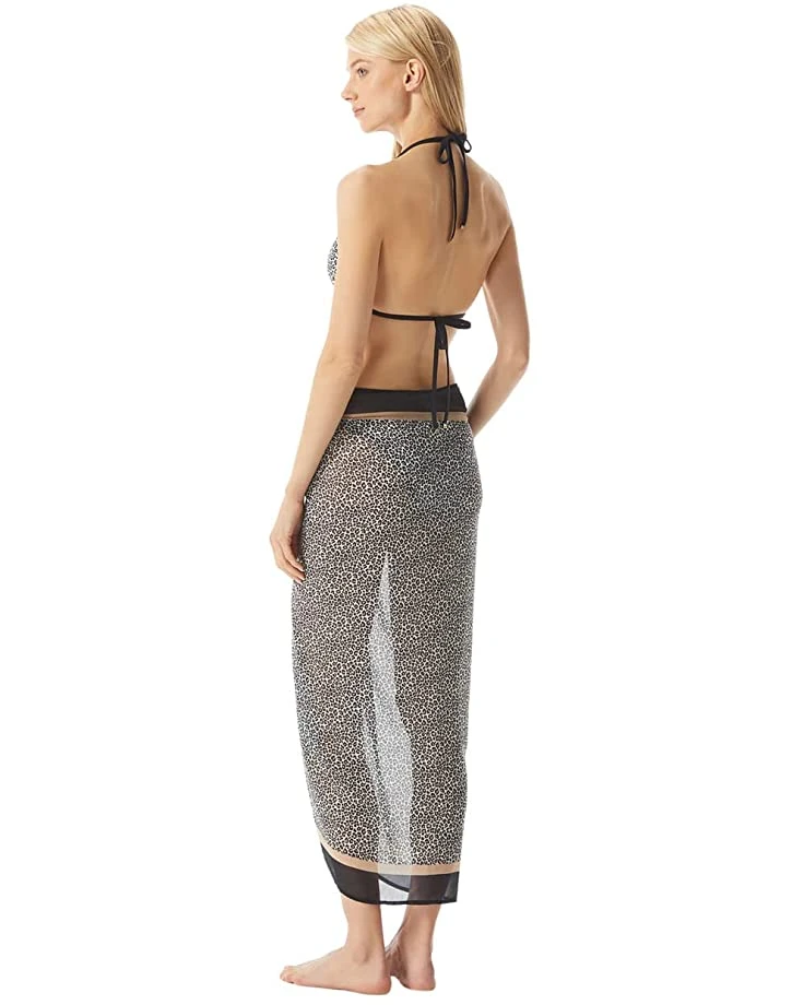 MICHAEL Michael Kors Mini Leopard Pareo Cover-Up | Swimwear 4 MICHAEL Michael Kors Mini Leopard Pareo Cover-Up | Swimwear - Image 4