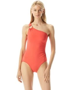 MICHAEL Michael Kors Iconic Solids One Shoulder One-Piece | Swimwear 14 MICHAEL Michael Kors Iconic Solids One Shoulder One-Piece | Swimwear -Outlet Michael Kors Store 61KMwkKEFvL. AC SR736920