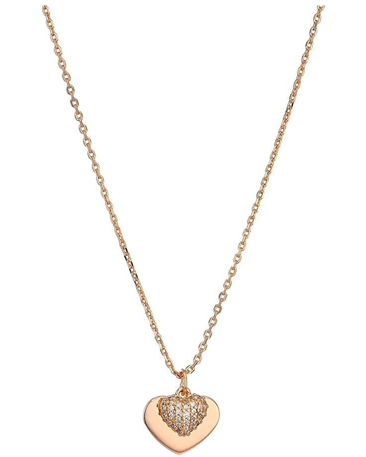 Michael Kors Precious Metal-Plated Sterling Silver Pavé Heart Necklace | Necklaces 4 Michael Kors Precious Metal-Plated Sterling Silver Pavé Heart Necklace | Necklaces - Image 4