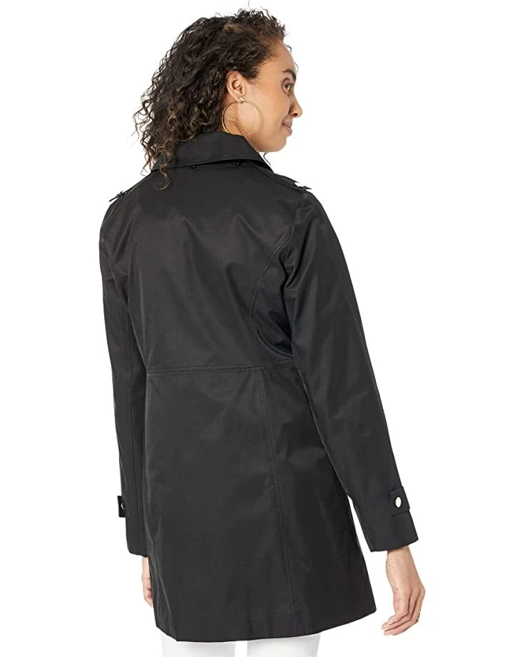 MICHAEL Michael Kors Zip Front Rain Topper M724716A74 | Coats & Outerwear 4 MICHAEL Michael Kors Zip Front Rain Topper M724716A74 | Coats & Outerwear - Image 4