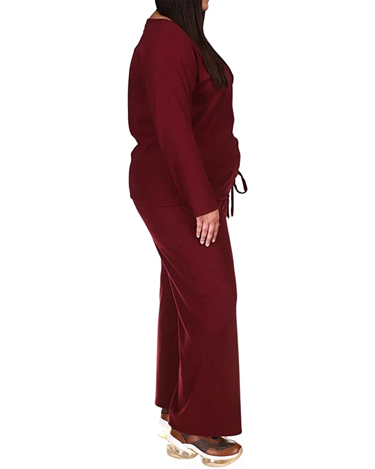 MICHAEL Michael Kors Plus Size Rib Straight Leg Pants 2 MICHAEL Michael Kors Plus Size Rib Straight Leg Pants - Image 2