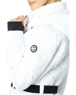 MICHAEL Michael Kors Active Belted Puffer with Faux Fur Trim Hood A421508F | Coats & Outerwear -Outlet Michael Kors Store 61Ur7bkwFYL. AC SR736920