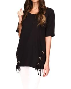 Outlet Michael Kors Store 24 MICHAEL Michael Kors Lace-Up Tunic | Shirts & Tops