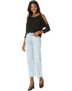 MICHAEL Michael Kors Chain Neck Cold-Shoulder Top | Shirts & Tops 8 MICHAEL Michael Kors Chain Neck Cold-Shoulder Top | Shirts & Tops -Outlet Michael Kors Store 61ZMsqHIvfL. AC SR736920