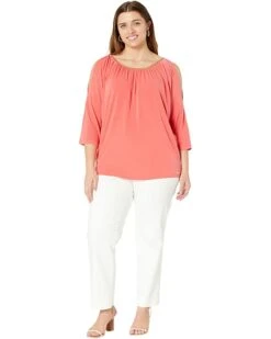 MICHAEL Michael Kors Plus Size Chain Neck Cold-Shoulder Top | Shirts & Tops 7 MICHAEL Michael Kors Plus Size Chain Neck Cold-Shoulder Top | Shirts & Tops -Outlet Michael Kors Store 61cnsG2TUJL. AC SR736920
