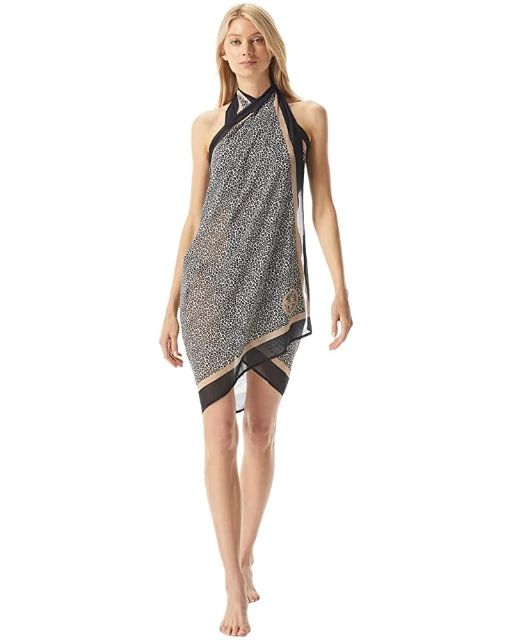 MICHAEL Michael Kors Mini Leopard Pareo Cover-Up | Swimwear 2 MICHAEL Michael Kors Mini Leopard Pareo Cover-Up | Swimwear - Image 2