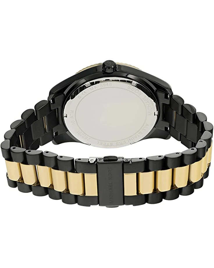 Michael Kors MK8948 - Lexington Multifunction IP Bracelet with Gold Centerlinks Watch | Fashion Watches 3 Michael Kors MK8948 - Lexington Multifunction IP Bracelet with Gold Centerlinks Watch | Fashion Watches - Image 3