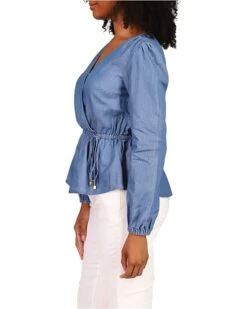 MICHAEL Michael Kors Long Sleeve Wrap Top | Shirts & Tops 7 MICHAEL Michael Kors Long Sleeve Wrap Top | Shirts & Tops -Outlet Michael Kors Store 712B Wn2dzL. AC SR736920