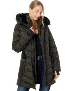 MICHAEL Michael Kors Belted Active Puffer A421168B | Coats & Outerwear