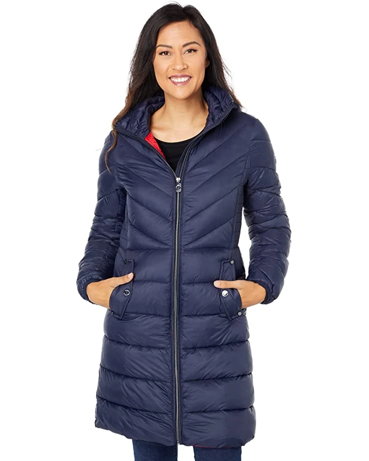 MICHAEL Michael Kors Puffer with Mixed Quilt Patterns M423242FZ | Coats & Outerwear 8 MICHAEL Michael Kors Puffer with Mixed Quilt Patterns M423242FZ | Coats & Outerwear - Image 8