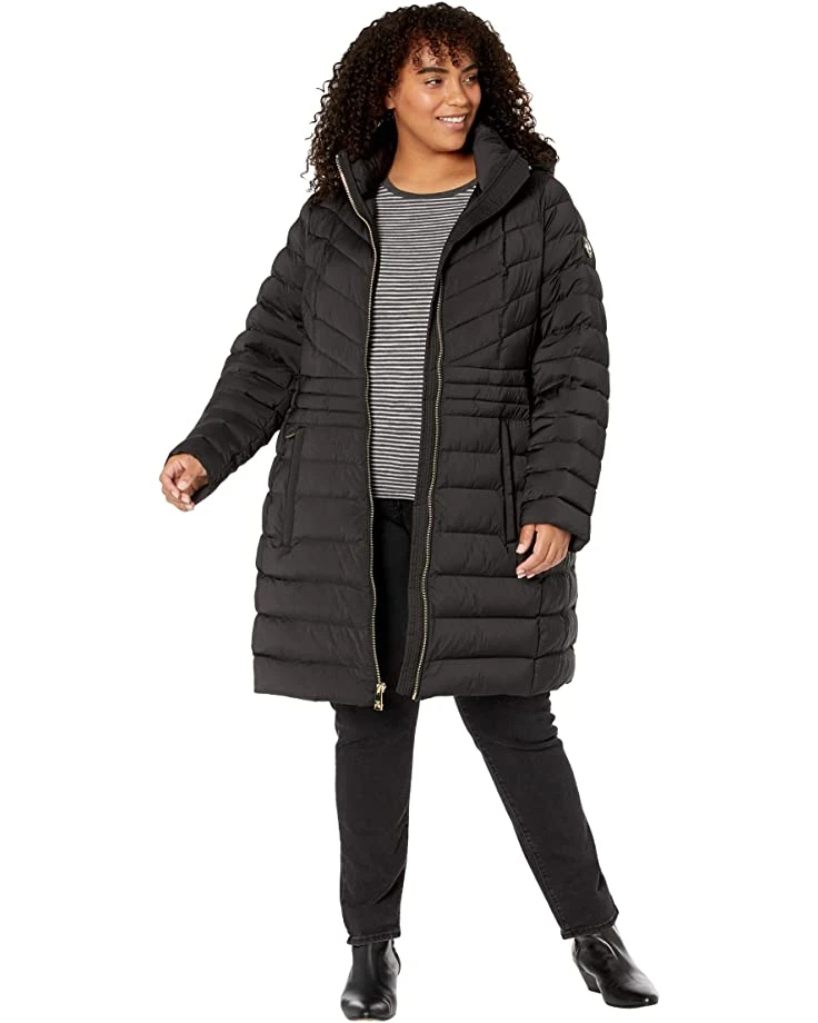 MICHAEL Michael Kors Plus Size Mixed Quilt Pattern Down M865095B74 | Coats & Outerwear 5 MICHAEL Michael Kors Plus Size Mixed Quilt Pattern Down M865095B74 | Coats & Outerwear - Image 5