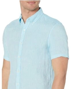 Michael Kors Short Sleeve Linen Button-Down | Shirts & Tops 6 Michael Kors Short Sleeve Linen Button-Down | Shirts & Tops -Outlet Michael Kors Store 719kDiL2HhS. AC SR736920