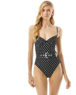MICHAEL Michael Kors Dot Underwire One-Piece | Swimwear