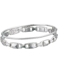 Michael Kors Precious Metal-Plated Sterling Silver Mercer Link Pavé Halo Bangle Bracelet | Bracelets 7 Michael Kors Precious Metal-Plated Sterling Silver Mercer Link Pavé Halo Bangle Bracelet | Bracelets -Outlet Michael Kors Store 71FaA7B9yIL. AC SR736920
