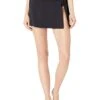 MICHAEL Michael Kors Logo Solids Belted Skirt Bottoms | Swimwear
