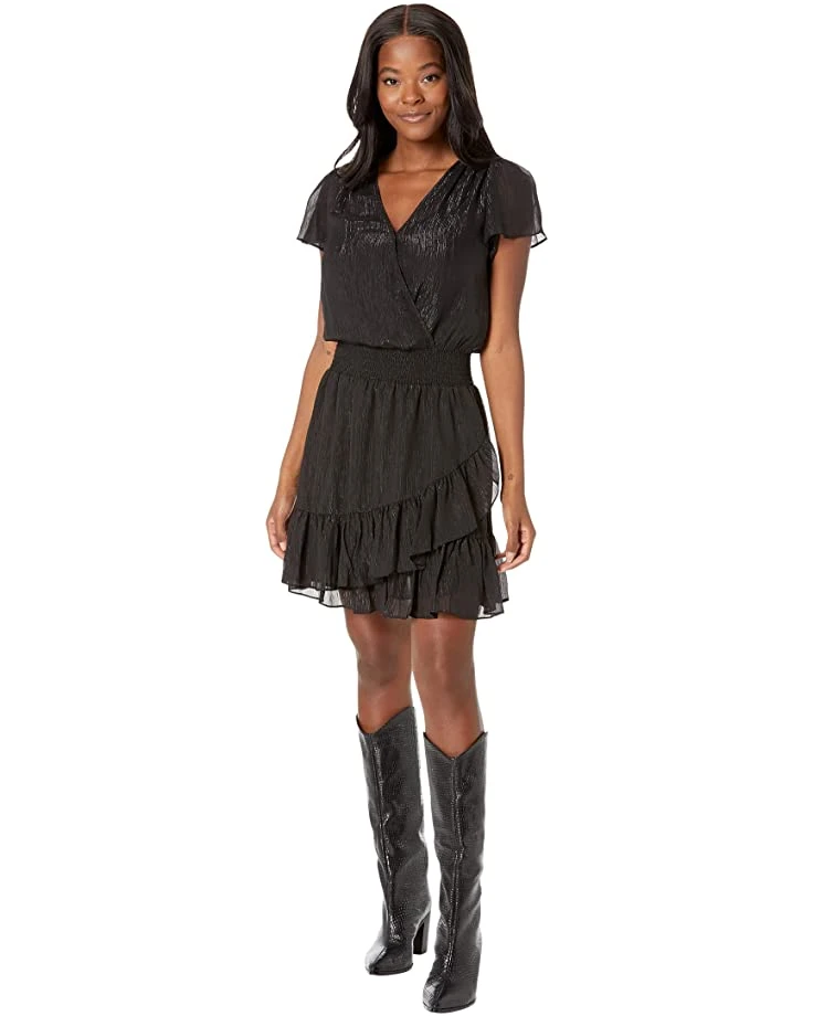 MICHAEL Michael Kors Crinkle Short Sleeve Wrap Dress | Dresses 1 MICHAEL Michael Kors Crinkle Short Sleeve Wrap Dress | Dresses