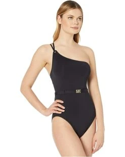 MICHAEL Michael Kors Logo Solids One Shoulder One-Piece | Swimwear 7 MICHAEL Michael Kors Logo Solids One Shoulder One-Piece | Swimwear -Outlet Michael Kors Store 71KXjmLpImL. AC SR736920
