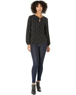 MICHAEL Michael Kors Floral Keyhole Long Sleeve Top | Shirts & Tops -Outlet Michael Kors Store 71PD4isjqvL. AC SR736920