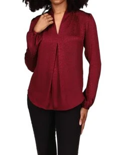 MICHAEL Michael Kors Cheetah Plisse Jacquard Top | Shirts & Tops -Outlet Michael Kors Store 71Q ONP92FL. AC SR736920