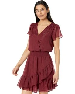 MICHAEL Michael Kors Crinkle Short Sleeve Wrap Dress | Dresses 8 MICHAEL Michael Kors Crinkle Short Sleeve Wrap Dress | Dresses -Outlet Michael Kors Store 71RApTNwdkL. AC SR736920