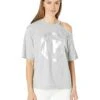 MICHAEL Michael Kors Print Cutout Shoulder Tee | Shirts & Tops