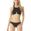 MICHAEL Michael Kors Essentials Solid Cropped Bikini Top | Swimwear