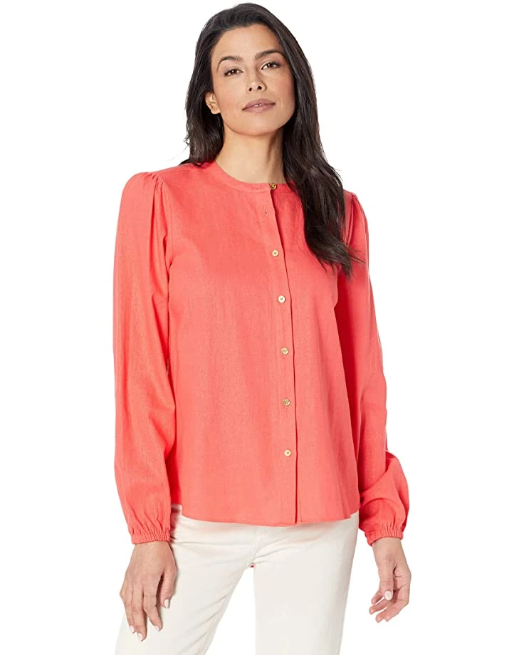 MICHAEL Michael Kors Linen Button-Down Shirt | Shirts & Tops 5 MICHAEL Michael Kors Linen Button-Down Shirt | Shirts & Tops - Image 5