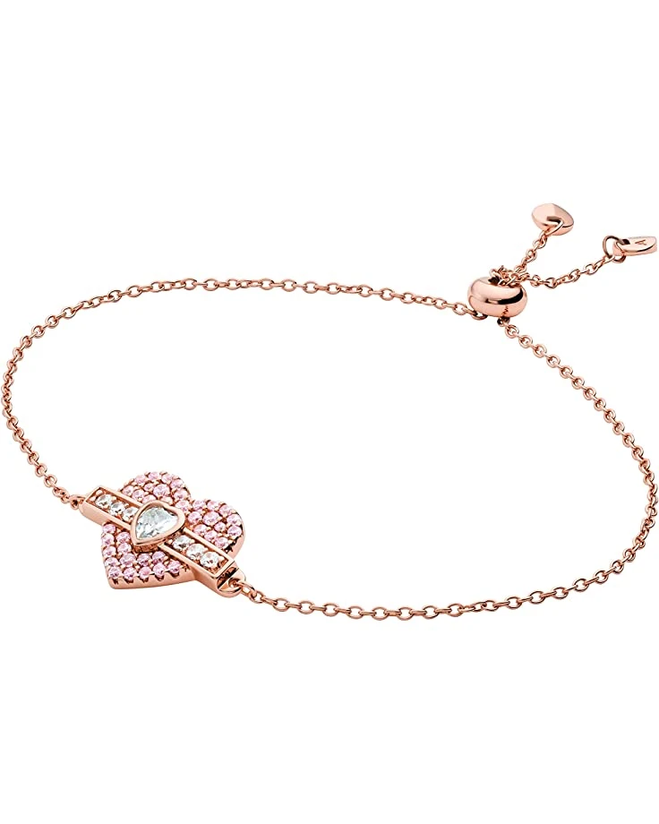 Michael Kors Kors Love Pave Heart Charm Bracelet | Bracelets 1 Michael Kors Kors Love Pave Heart Charm Bracelet | Bracelets