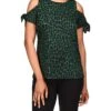 MICHAEL Michael Kors Cheetah Cold-Shoulder T-Shirt | Shirts & Tops
