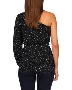 MICHAEL Michael Kors Floral One Shoulder Tunic | Shirts & Tops -Outlet Michael Kors Store 71go6 j6HL. AC SR736920