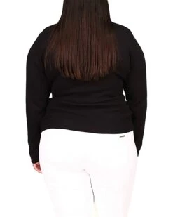 MICHAEL Michael Kors Plus Size Waffle Wrap Long Sleeve Top | Shirts & Tops -Outlet Michael Kors Store 71jAg7SEFXL. AC SR736920