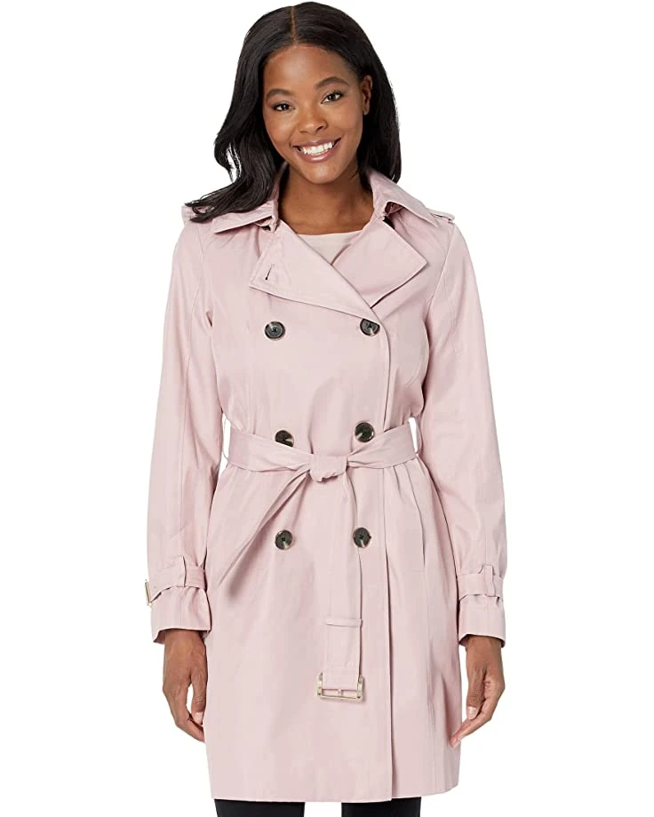 MICHAEL Michael Kors Belted Double Breasted Trench M724660A74 | Coats & Outerwear 1 MICHAEL Michael Kors Belted Double Breasted Trench M724660A74 | Coats & Outerwear