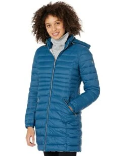 MICHAEL Michael Kors Puffer with Narrowed Quilt at Waist M424268FZ | Coats & Outerwear -Outlet Michael Kors Store 71moNNAwmBL. AC SR736920