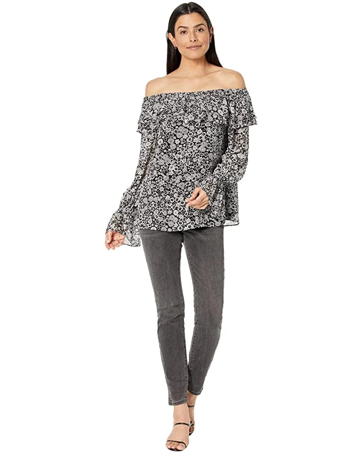 MICHAEL Michael Kors Mega Zinnia Off Shoulder Top | Shirts & Tops 5 MICHAEL Michael Kors Mega Zinnia Off Shoulder Top | Shirts & Tops - Image 5