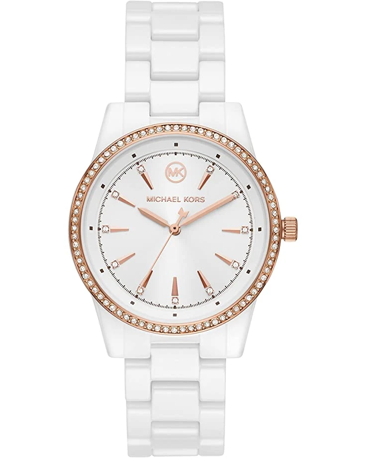 Michael Kors MK6837 - Ritz Three Hand Ceramic Watch | Fashion Watches 1 Michael Kors MK6837 - Ritz Three Hand Ceramic Watch | Fashion Watches