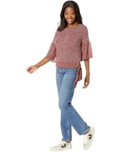 MICHAEL Michael Kors Spring Bud Combo Sleeve Top | Shirts & Tops 7 MICHAEL Michael Kors Spring Bud Combo Sleeve Top | Shirts & Tops -Outlet Michael Kors Store 81B4Ltx ogL. AC SR736920