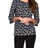 MICHAEL Michael Kors Paisley Flare Sleeve Top | Shirts & Tops