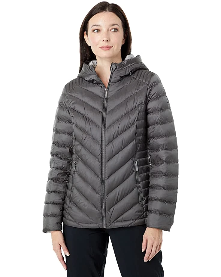 MICHAEL Michael Kors Short Zip Front Down Packable M825069BNM | Coats & Outerwear 1 MICHAEL Michael Kors Short Zip Front Down Packable M825069BNM | Coats & Outerwear