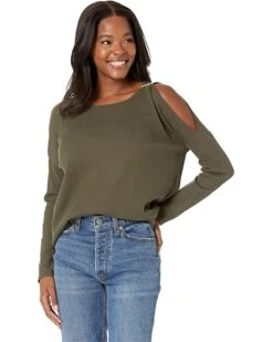 MICHAEL Michael Kors Waffle Stud Cold-Shoulder Top | Shirts & Tops 9 MICHAEL Michael Kors Waffle Stud Cold-Shoulder Top | Shirts & Tops -Outlet Michael Kors Store 81P6ozLDw1L. AC SR736920