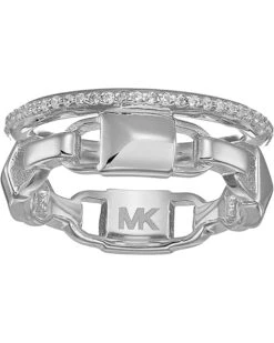 Michael Kors Precious Metal-Plated Sterling Silver Mercer Link Pavé Halo Ring | Rings 9 Michael Kors Precious Metal-Plated Sterling Silver Mercer Link Pavé Halo Ring | Rings -Outlet Michael Kors Store 81fy5WqebKL. AC SR736920