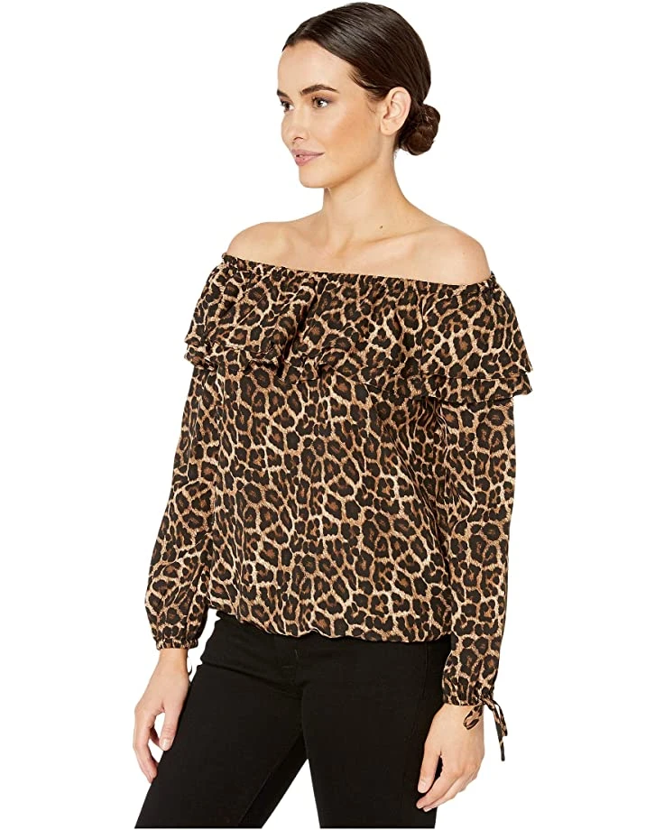 MICHAEL Michael Kors Ruffle Peasant Top | Shirts & Tops 2 MICHAEL Michael Kors Ruffle Peasant Top | Shirts & Tops - Image 2