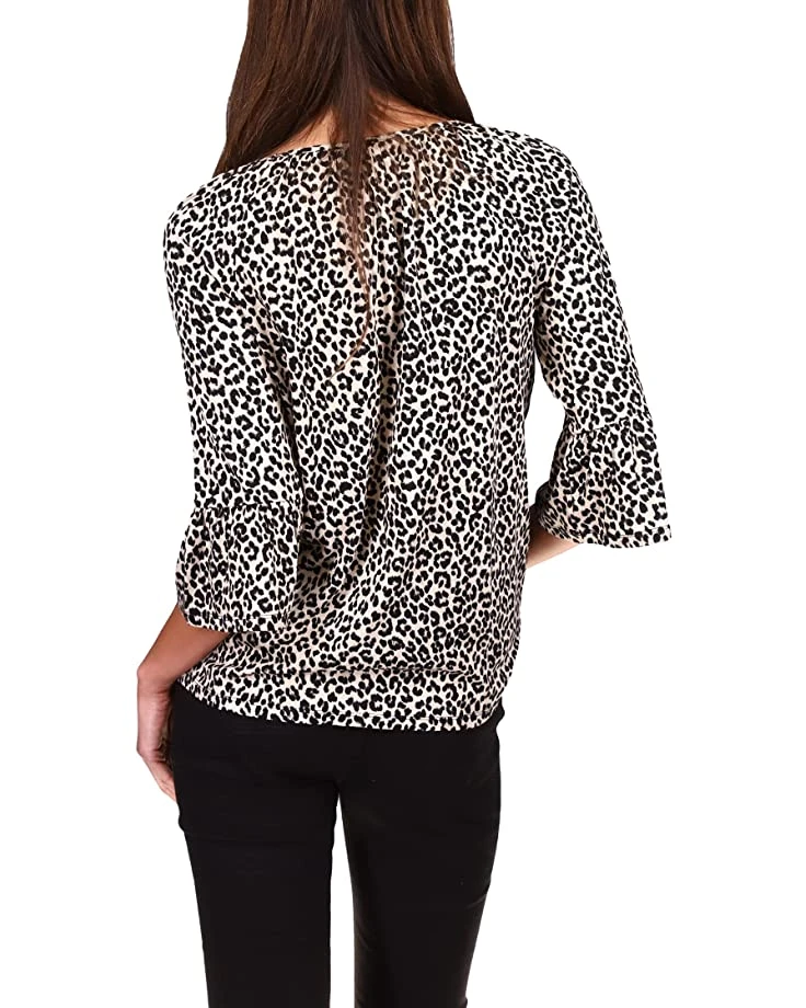 MICHAEL Michael Kors Cheetah Flare Sleeve Top | Shirts & Tops 3 MICHAEL Michael Kors Cheetah Flare Sleeve Top | Shirts & Tops - Image 3